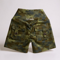 Snatched in camo shorts
