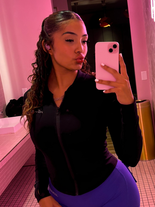 Black zip up