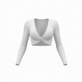 Long sleeve twist top