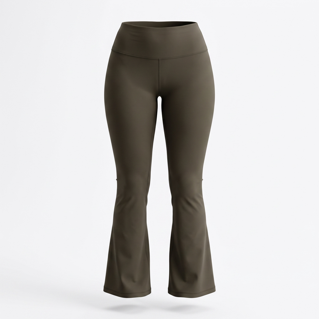 Taupe flare leggings